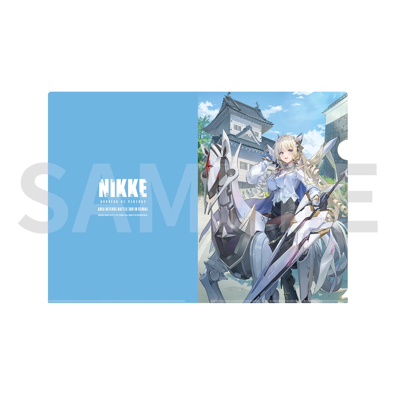 勝利の女神NIKKE 防衛戦　名古屋　アクリルジオラマ　ファイル　リバーレリオ NIKKE エリア防衛戦 3rd 名古屋会場 リバーレリオ 2点セット アクリル