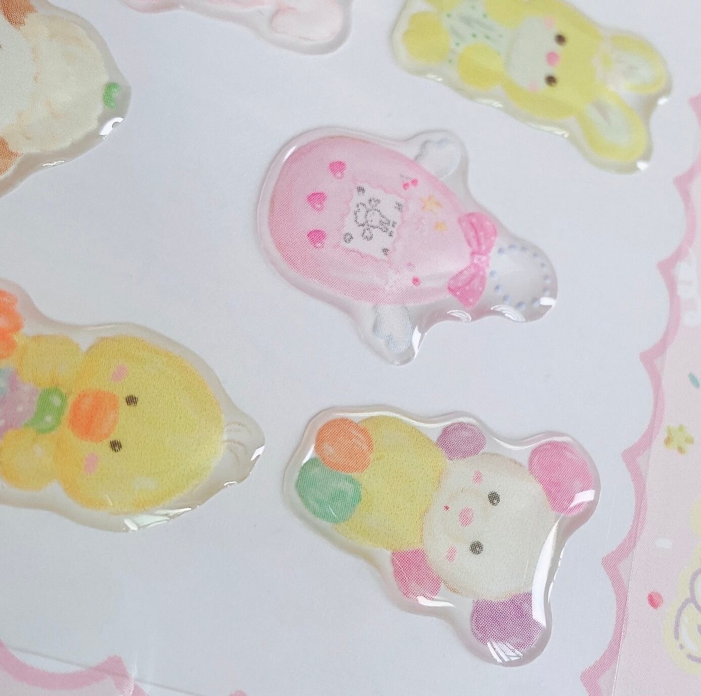 My toy friends ぷくぷくシール