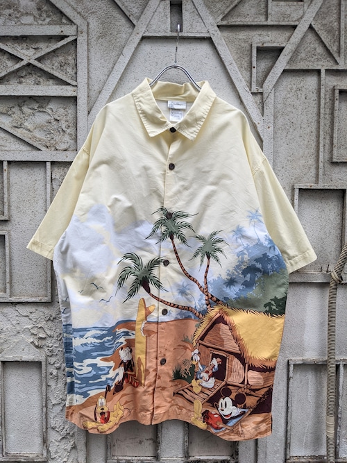 "DISNEY" aloha shirt