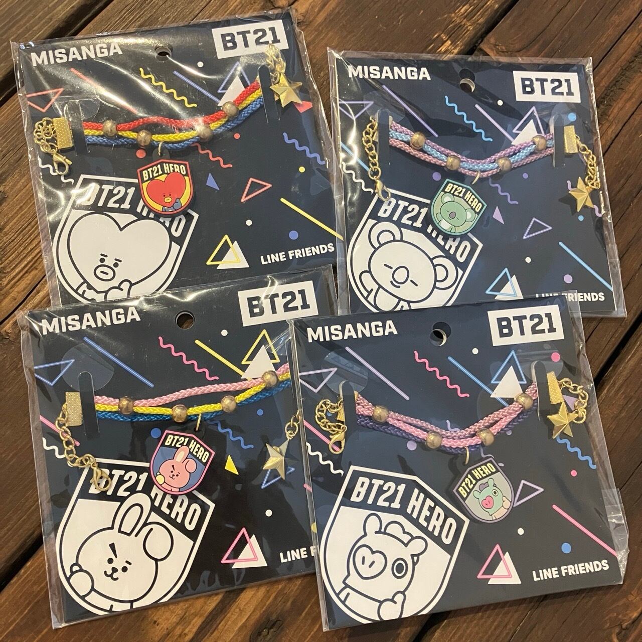 【BT21】【限定】ミサンガセット X02