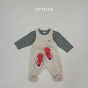 韓国子供服 / 26Autumn / soybean / ワンボックス ボーダーTシャツ / キッズ服 / 秋服 *XS~XL*
