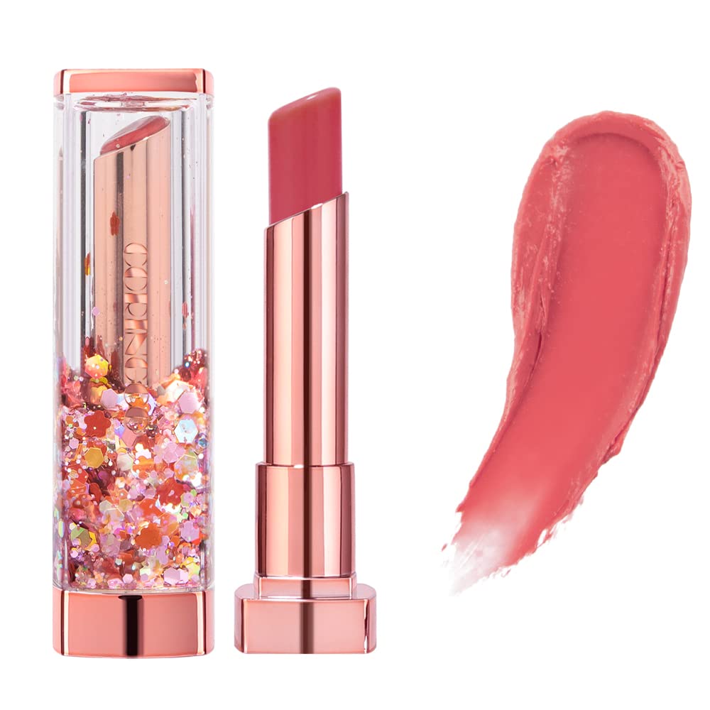【特価処分】コリンコ キラキラ シャララ オルゴール リップバーム Coringco Shalala Snow Ball Lip Balm|色つき リップクリームリップグロス オルゴールリップケア唇 パック唇ケア唇膏誕生日贈り物キラキラ贈り物スパンコールスノーボール (05 ローズの魔法使い)