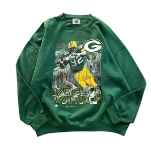 【古着】Lee ”Green Bay Packers” Sweat (Green）