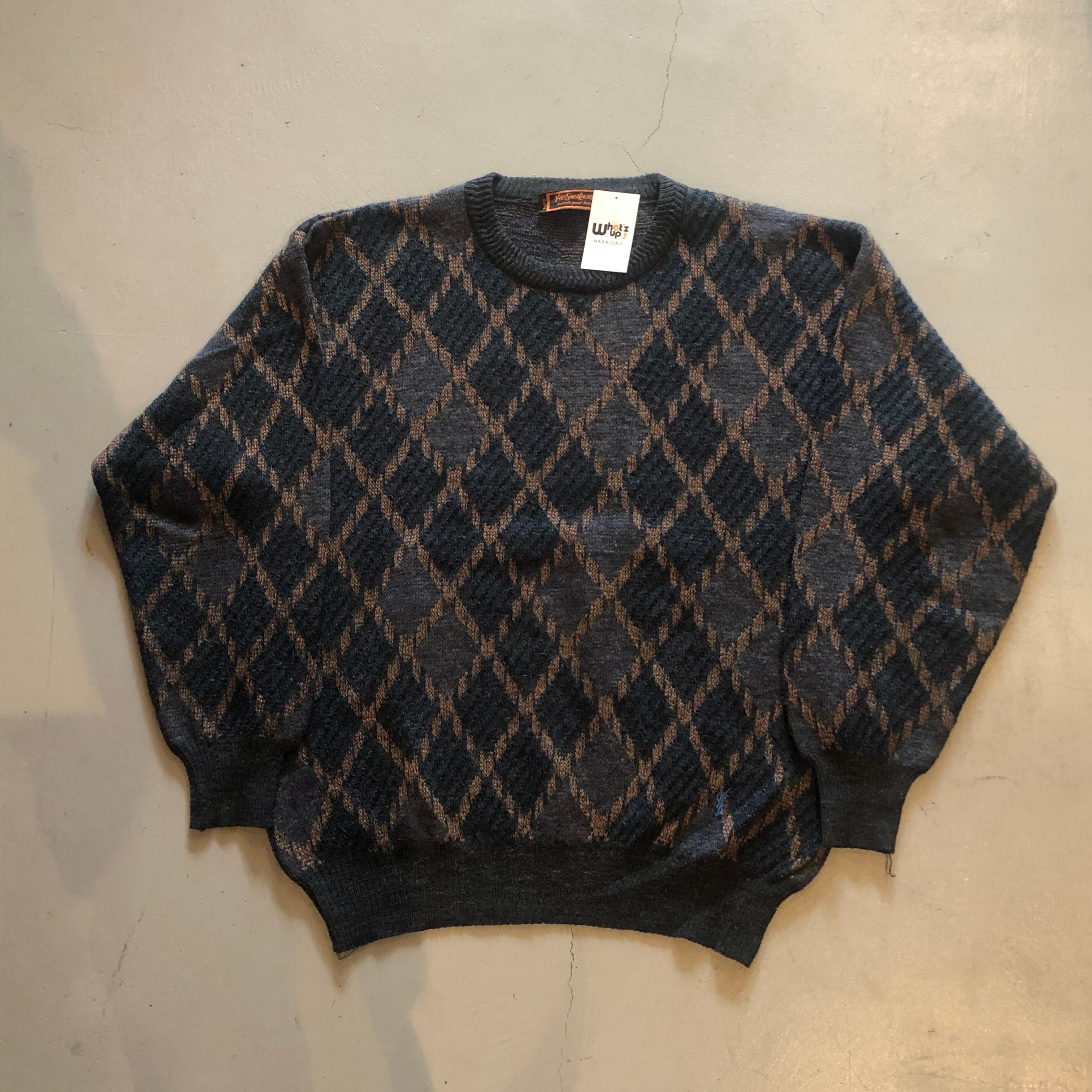 70s〜80s YVE SAINT LAURENT mohair knit sweater【高円寺店】 | What