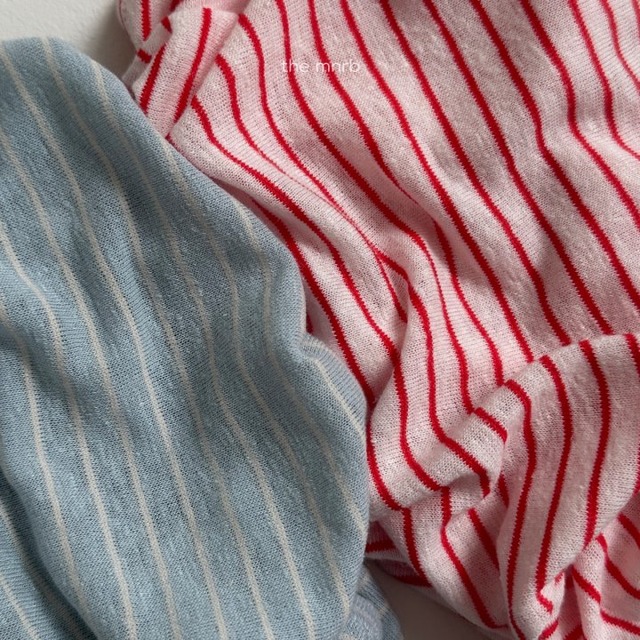 minirobe25su_Linen Stripe T-Shirt