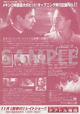 2103　アマロ神父の罪（El crimen del padre Amaro・Le Crime du père Amaro）・フライヤー