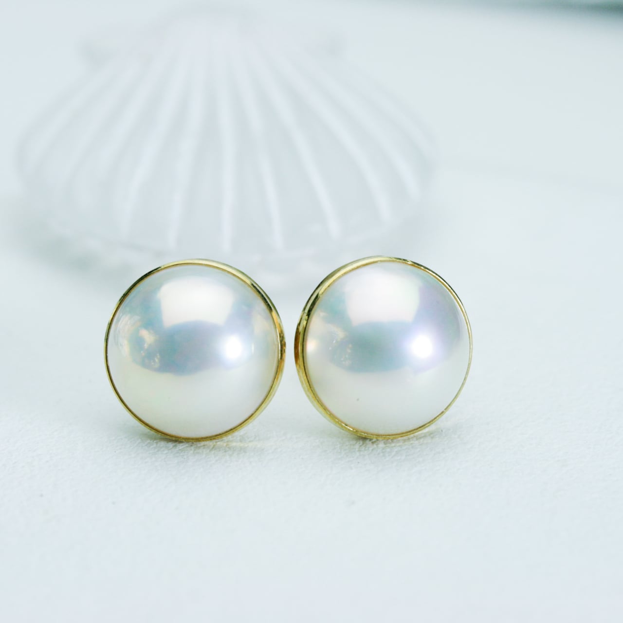 極上のマベパールピアス K18 | Jewelry SIMON ジュエリーシモン 