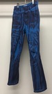 CAMILLA DAMKJAER BLUE PRINTED CURVED SEAM JEANS 
