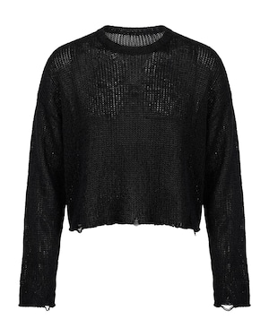 LAST NEST / cross see-through knit