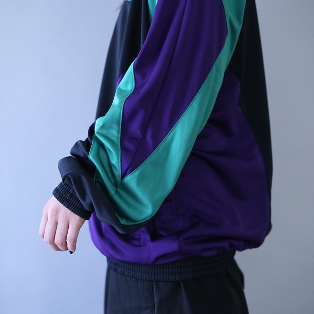 "PUMA" poison color switching design loose silhouette track jacket