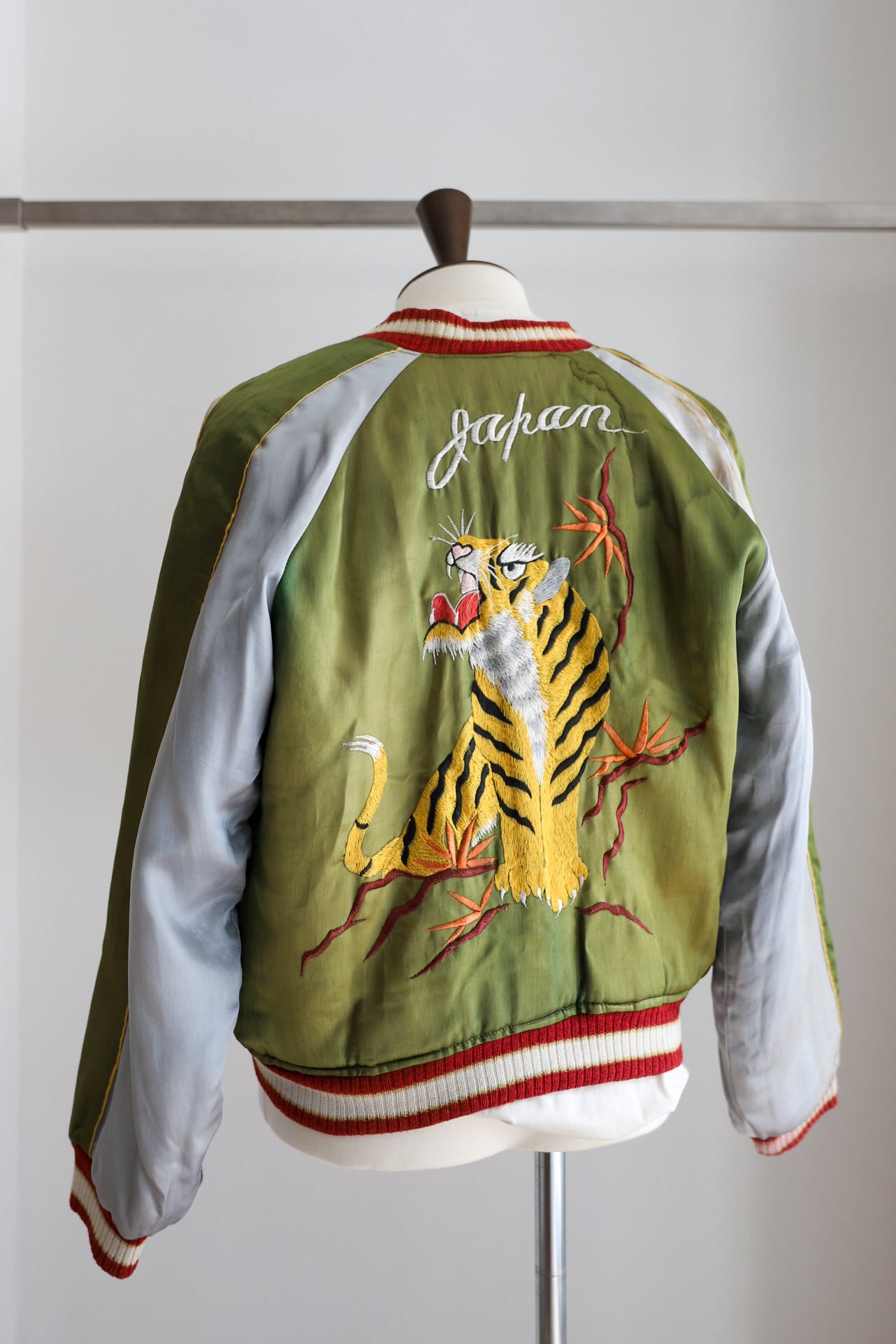 超希少スペシャル50s スカジャン Japan ヴィンテージ　ビッグサイズ 希少 大きめサイズ 50s ヴィンテージ Pearl Line リバーシブル