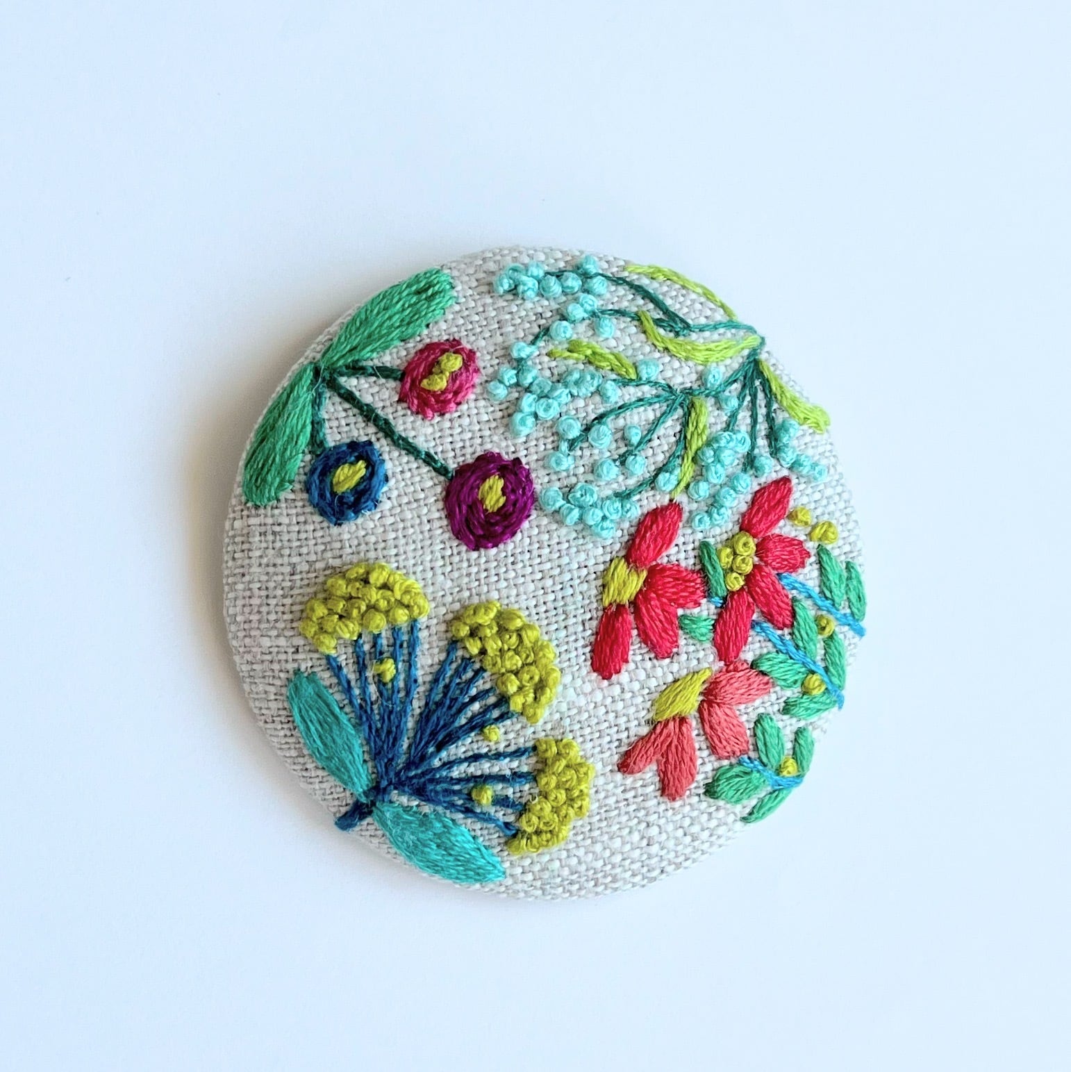 草花の刺繍ブローチ【botanical】#181 | j.couture