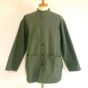 「遠州」Cotton × Nylon Gabardine Gardening Coat　Military Green