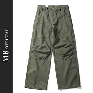 knee switching cargo long pants 4color M0081