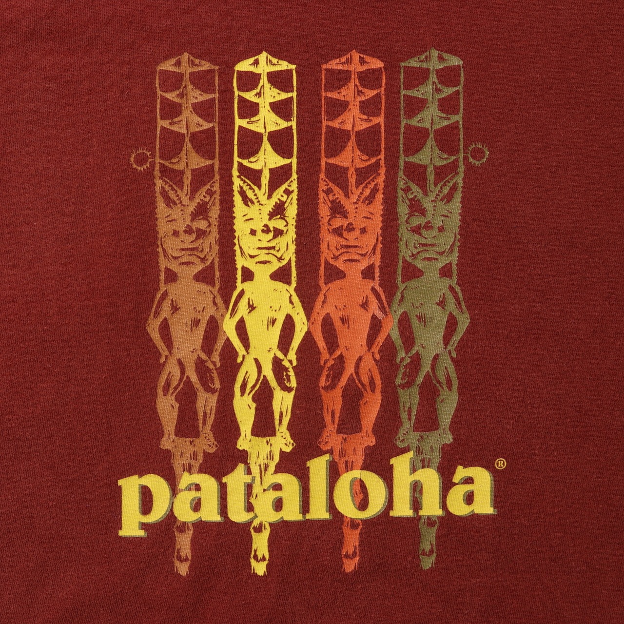 美品 L pataloha patagonia パタゴニア ベネフィシャル Tシャツ beneficial T's パタロハ 茶色 ブラウン