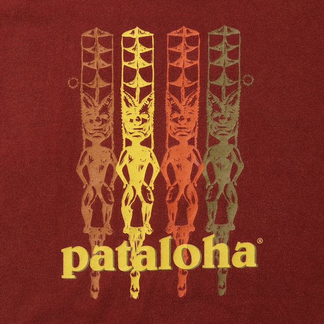 美品 L pataloha patagonia パタゴニア ベネフィシャル Tシャツ beneficial T's パタロハ 茶色 ブラウン