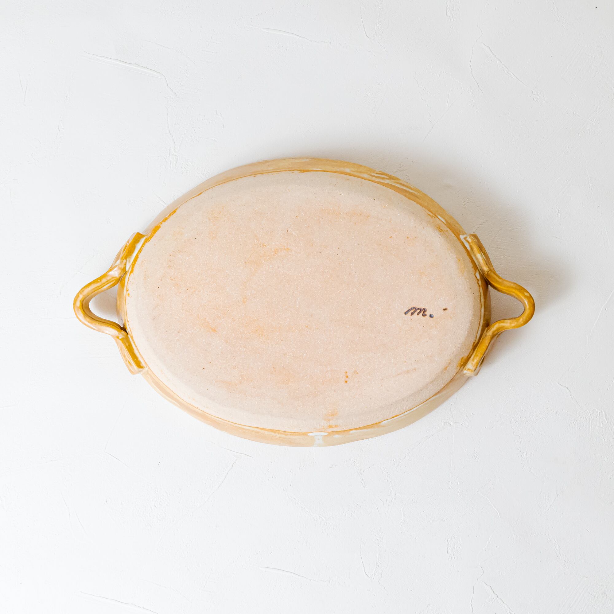 石渡 磨美 ］4.耐火オーバルパンL／白 | UTSUWA KESHIKI