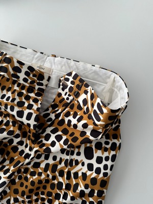 CÉLINE by Phoebe philo　LEOPARD PRINT PANTS