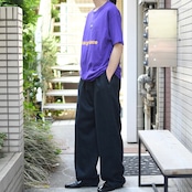 NAUTICA black linen wide slacks