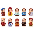 【ロット販売】【10入】ソフビパペットマスコット おさるのジョージ(7702861)