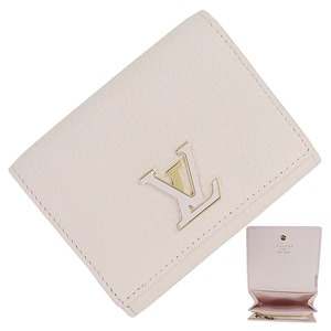 New LOUIS VUITTON ルイヴィトン 財布 ポルトフォイユ カプシーヌ タイニー トリミングレザー ライトブリス 新品