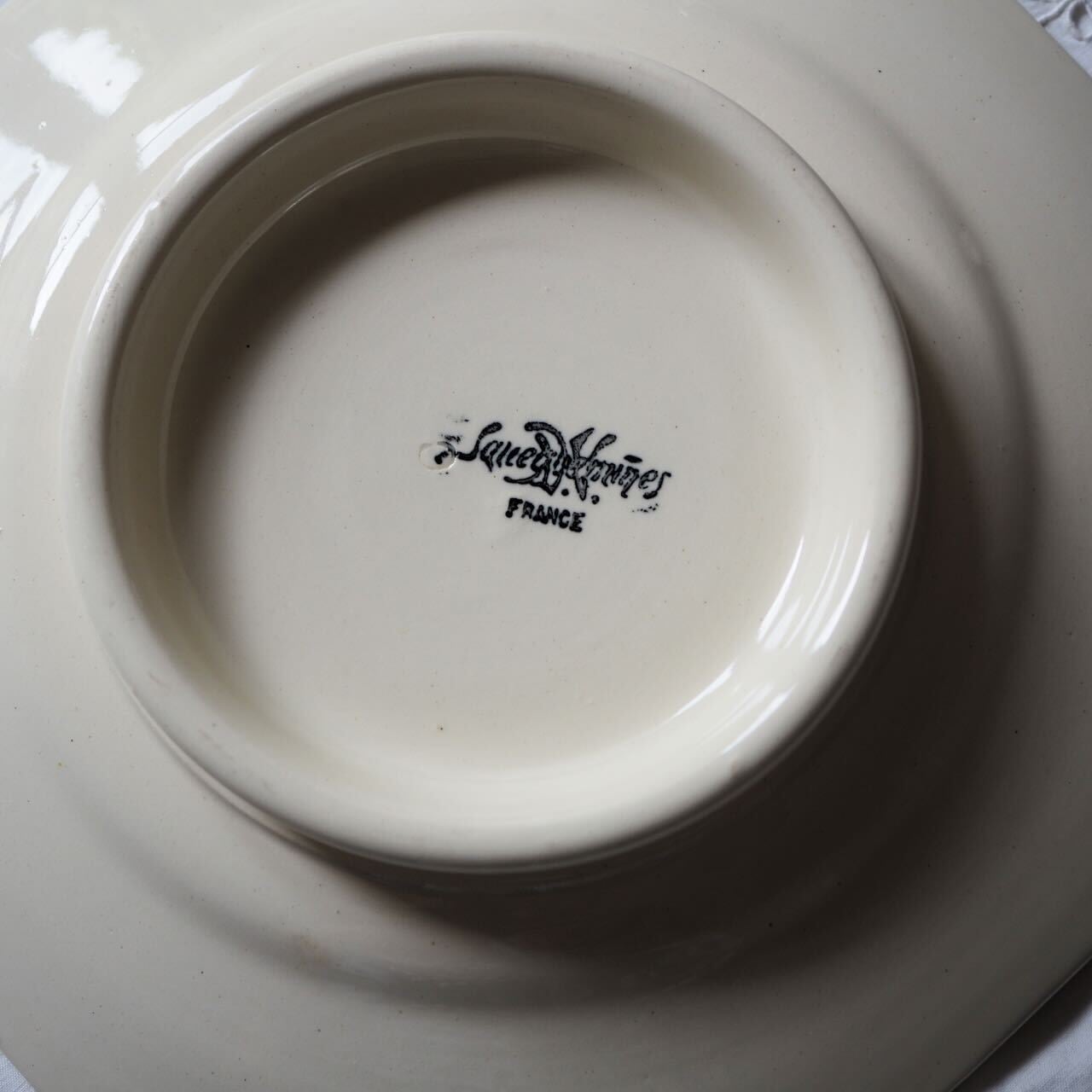 フランスアンティーク サルグミンヌ オクトゴナル コンポティエ