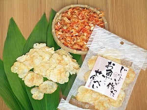 アレルギー対応♪　香川県小豆島【一ノ蔵】じいじいが孫のために作った『お魚せんべい むきえび 5g』