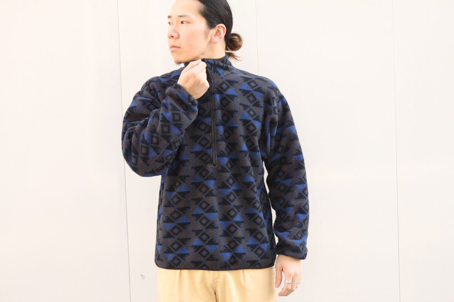 80s Columbia Half Zip Freeze USA製