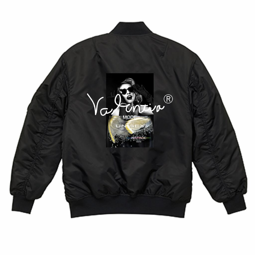 （両面印刷）United Athle タイプ MA-1 ジャケット（中綿入）