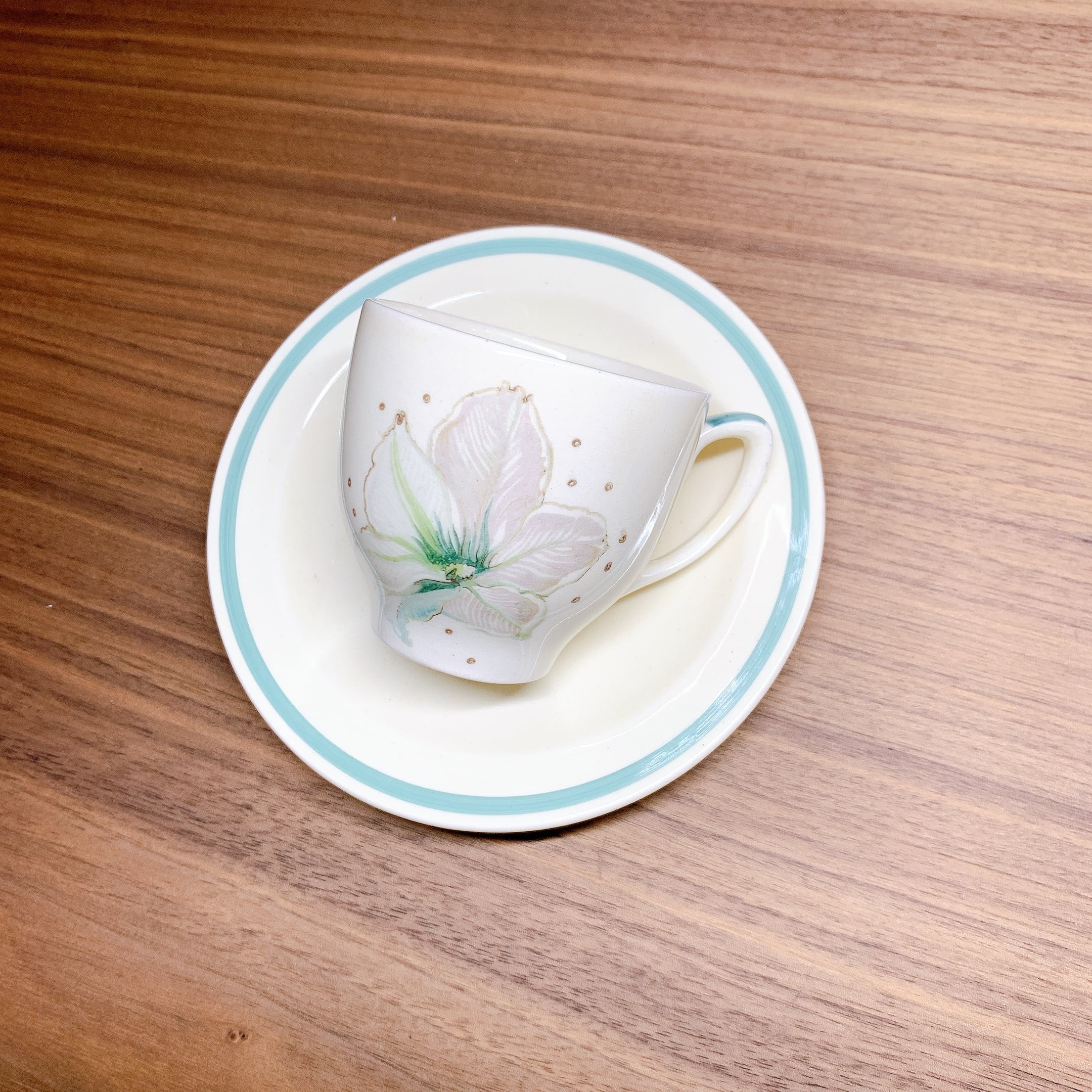 スージークーパーデザート皿・カップ・ガラスコップ　5点セット スージークーパーデザート皿・カップ・ガラスコップ 5点セット