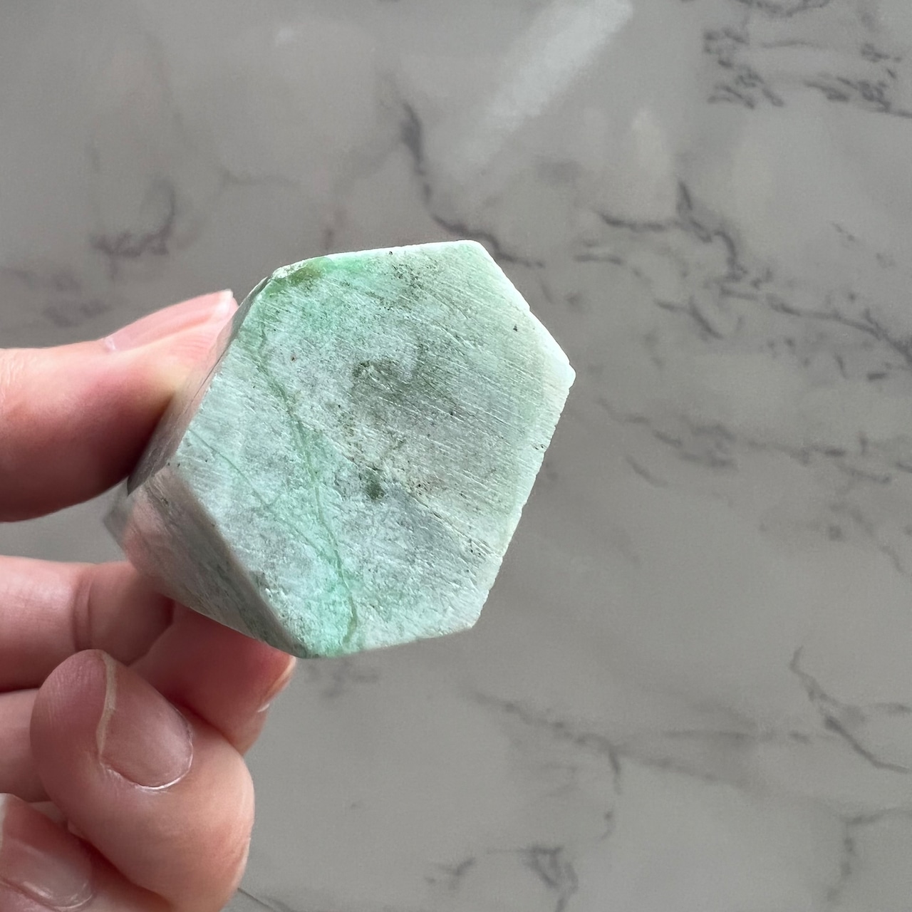 ガーニエライト タワー5*グリーンムーンストーン*ポイント*天然石インテリア*パワーストーン*天然石置き物