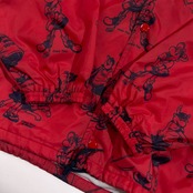 Captain Santa キャプテンサンタ ゴルフ柄 ナイロン コーチジャケット M/レッド系 メンズ  日本製