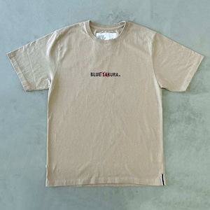 TCB Collaboration T-SHIRT "LOGO" / BEIGE