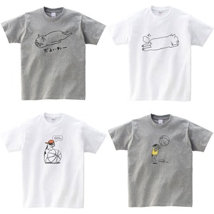 選べるデザイン フレンチブルドッグ dog76 ブヒ フレブル 半袖・長袖  ユニーク イラスト