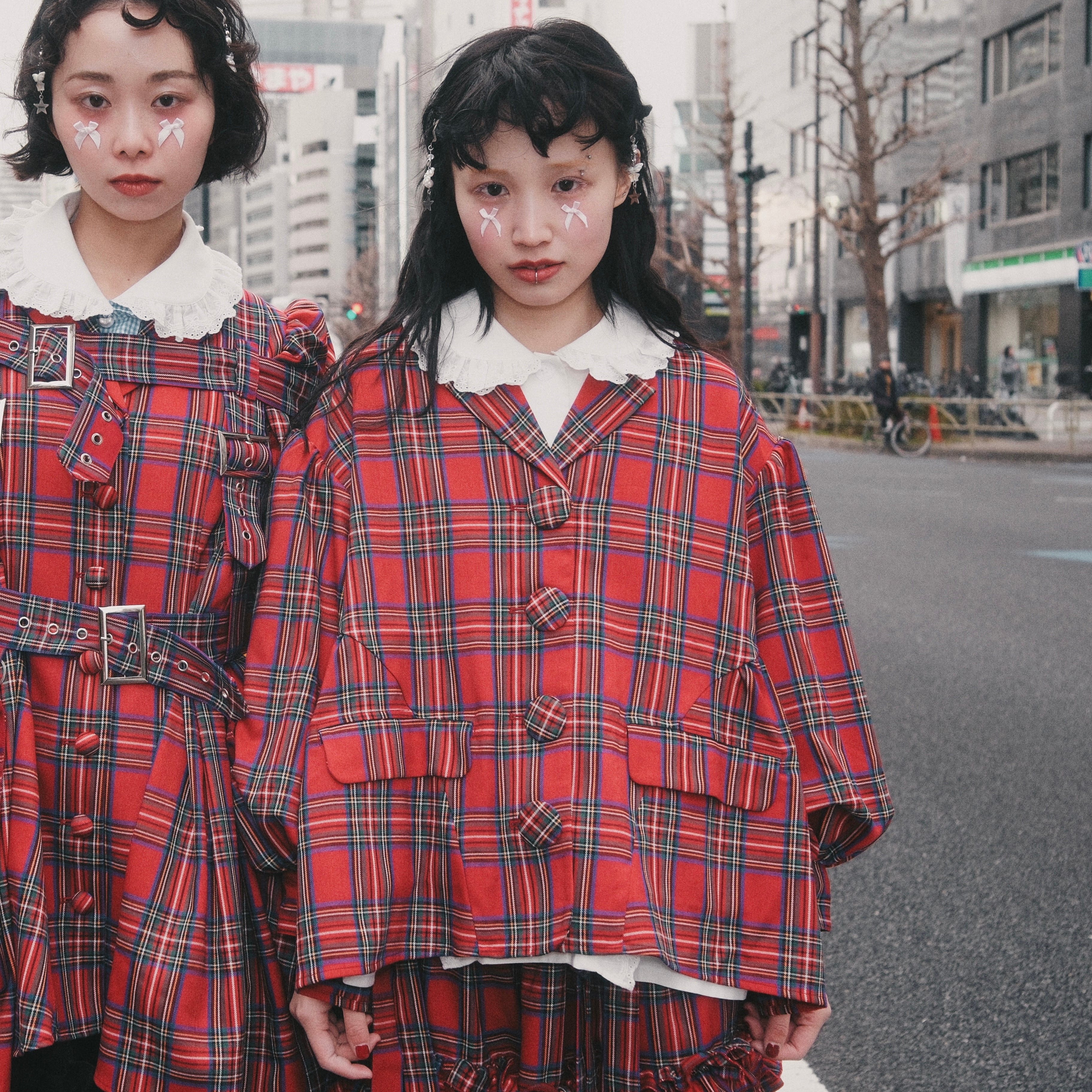 パフスリーブジャケット RED