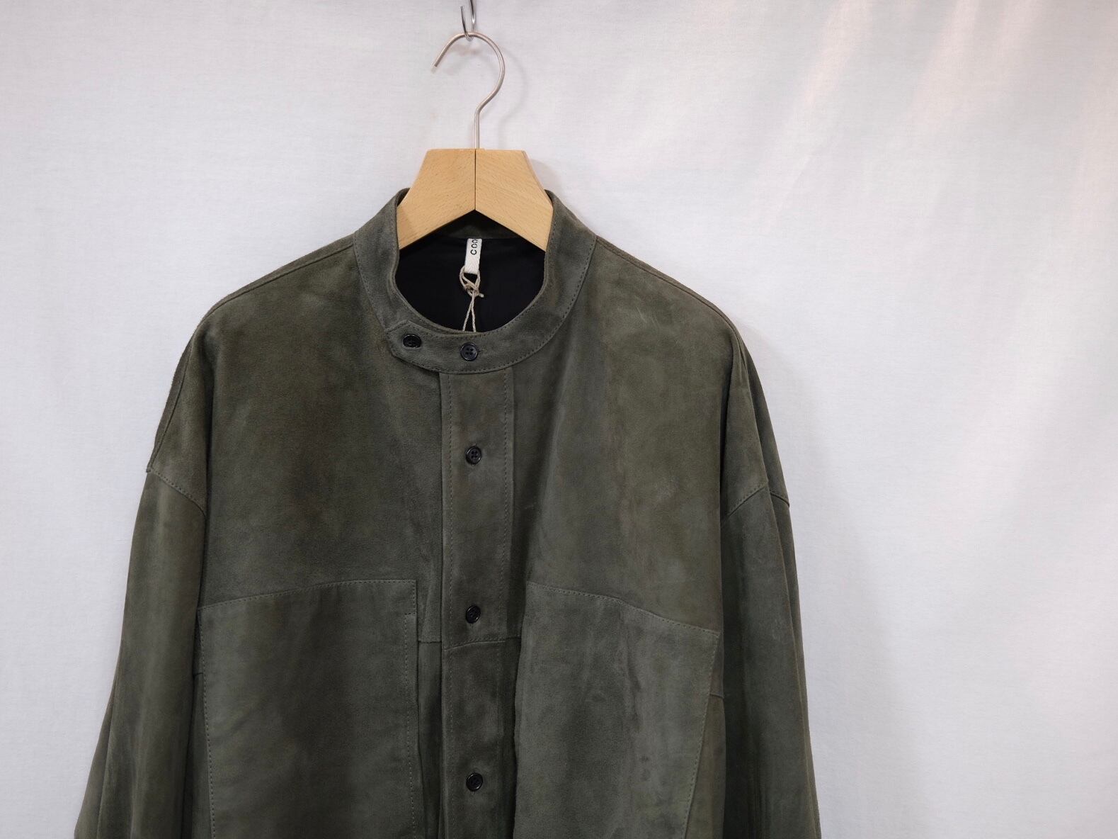 confect Goat Suede Plainly Collar Jacket