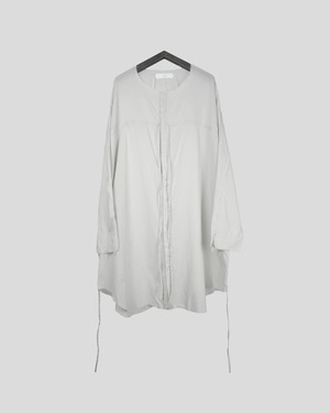 ASKYY / RIBBON CORD SMOCK SHIRTS / LGRY