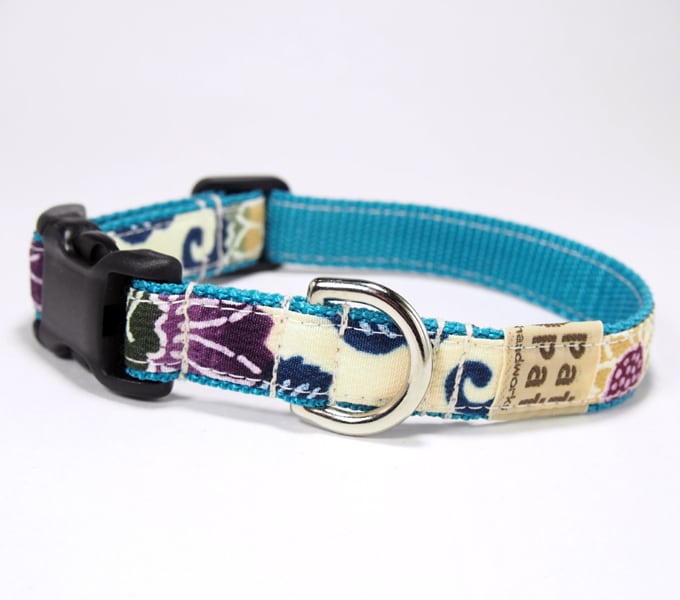 ドッグカラー 紅型 Sサイズ | 家内制手工芸 南南 [paipai]