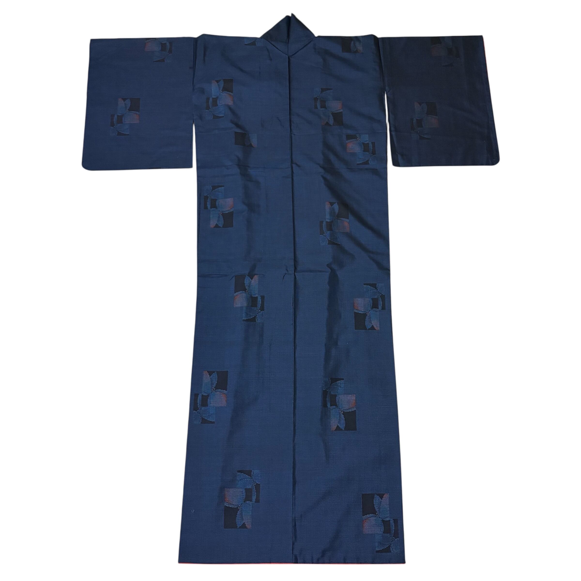 平和屋着物□小千谷紬 百柄 逸品 ku0041 逸品 正絹 小千谷紬 平和屋
