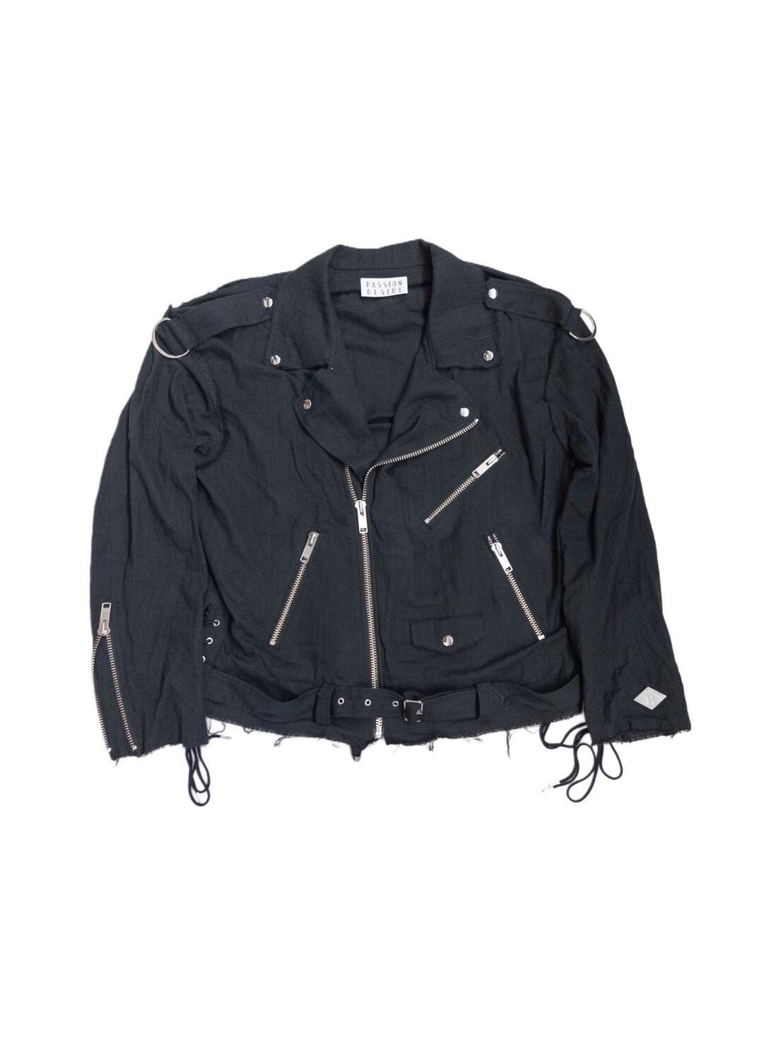 25SS】el conductorH DOUBLE GAUZE BIKER JKT(BLACK) PD25SJ03 | IAAAM