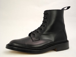 Tricker's × UW / Imitation Cap Country Boots / Black