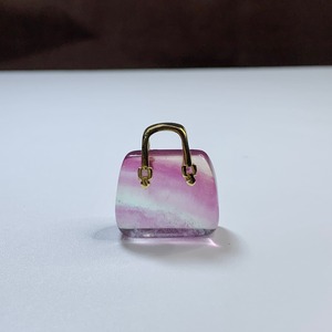 60.天然石とお出かけ☆フローライトカバン・バック
