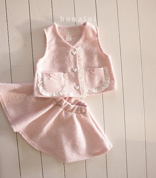 【即納】<Bonaloi>  Iro vest set