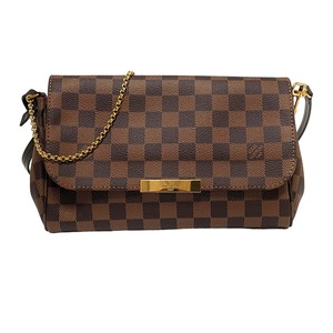 LOUIS VUITTON ルイ・ヴィトン ダミエ フェイボリットMM ショルダーバッグ ブラウン 10120-202304