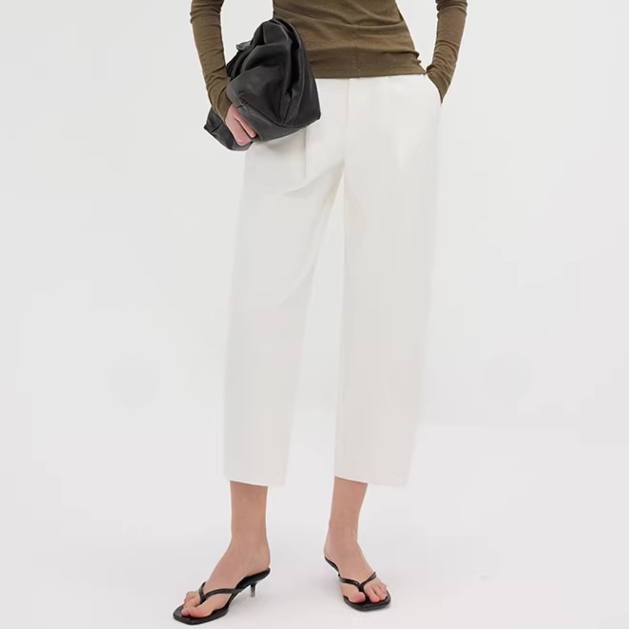 美脚テーパード アンクルパンツ ｜ 九分丈 センタープレス 00180・画像3