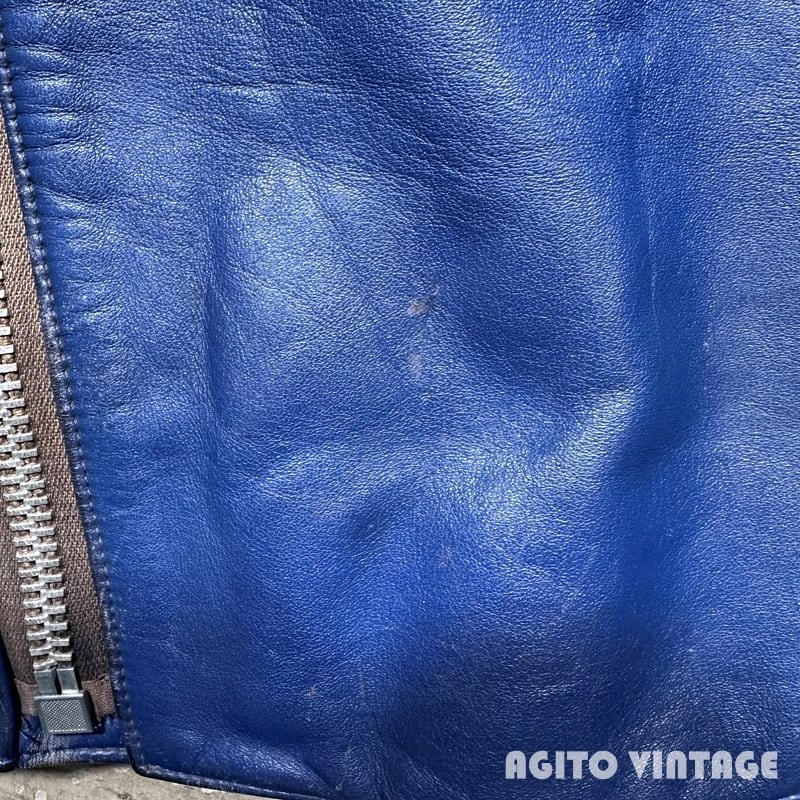 70's INTERSTATE LEATHERS ダブルライダースジャケット パデッド