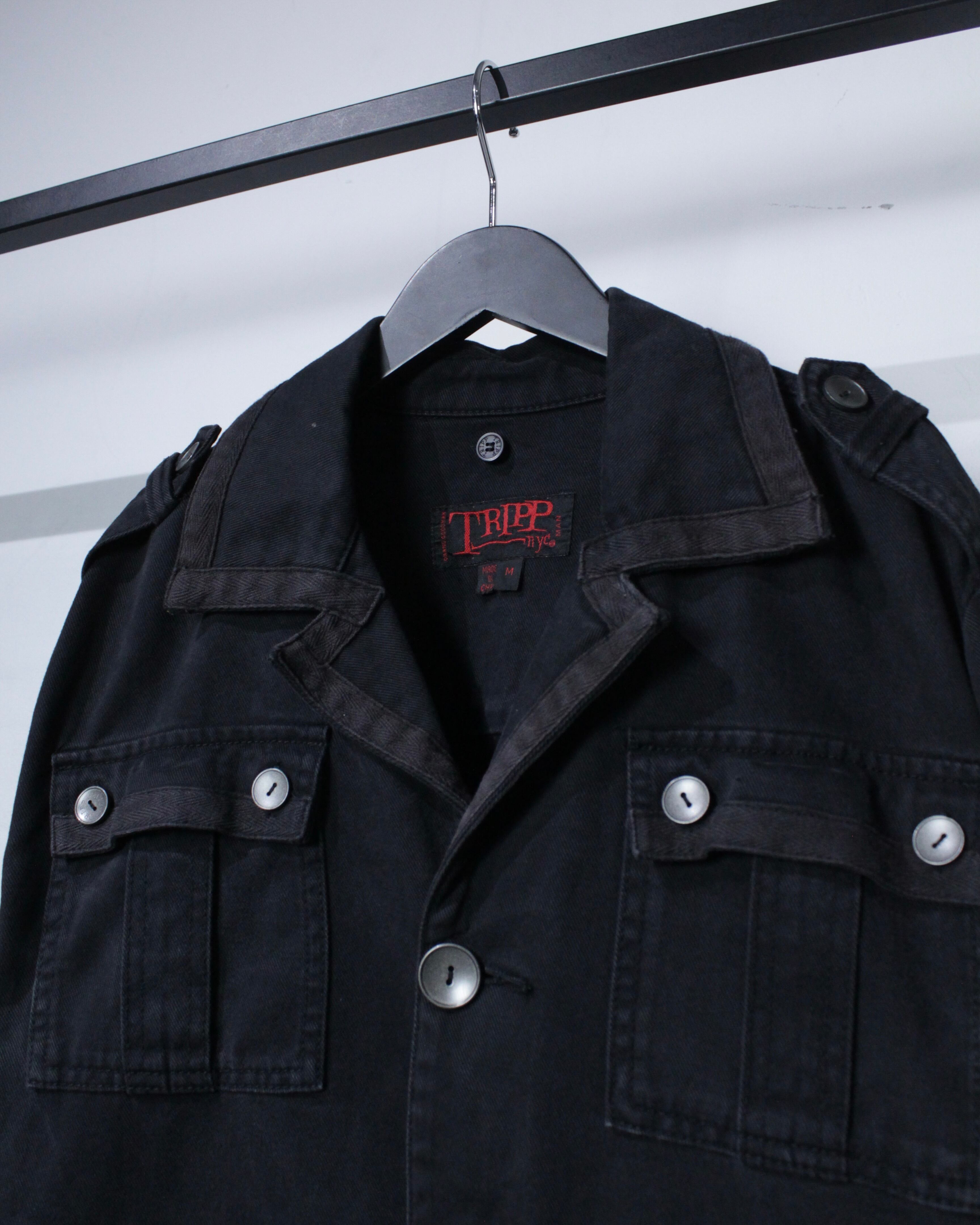 Caka BLACK】 “TRIPP NYC” Hood Detachable Vintage Jacket | Caka