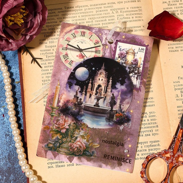 月下の池PETシールセット　10種20枚入り　月半许愿池（The Wishing Well in the Moonlight）シリーズ[GG-4s]