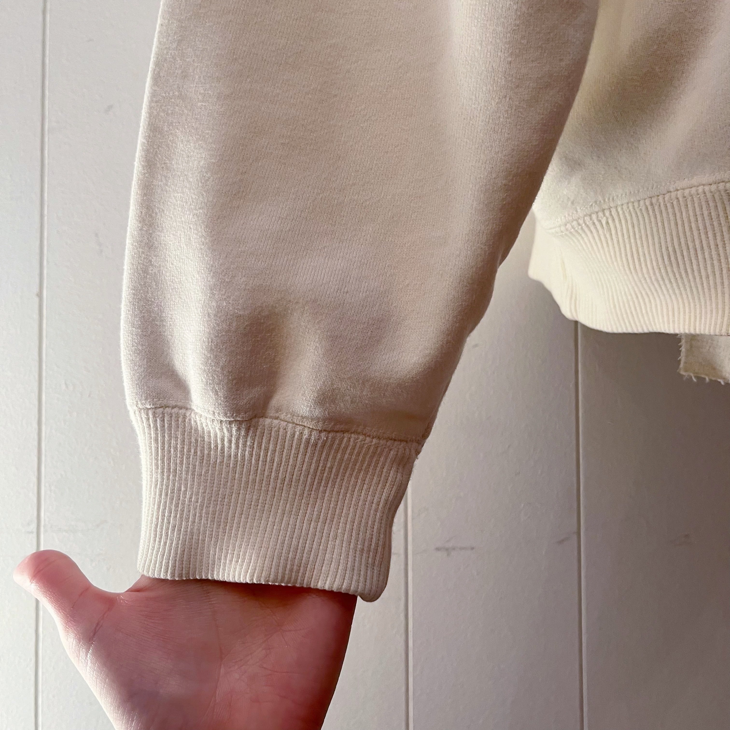 KOSHINO HIROKO / ivory cotton sweat