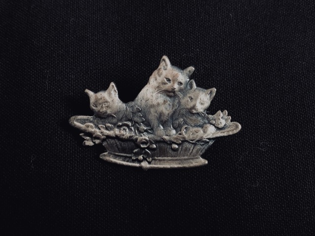 AMERICA 1980’s~1990’s Vintage cat brooch